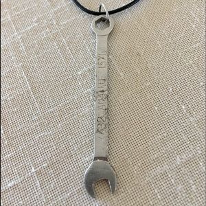 HAND CRAFTED Vintage Steampunk Wrench Necklace